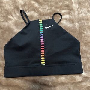 Nike Indy Rainbow Ladder Sports Bra - S - M to H Impact (Used- Good as New)